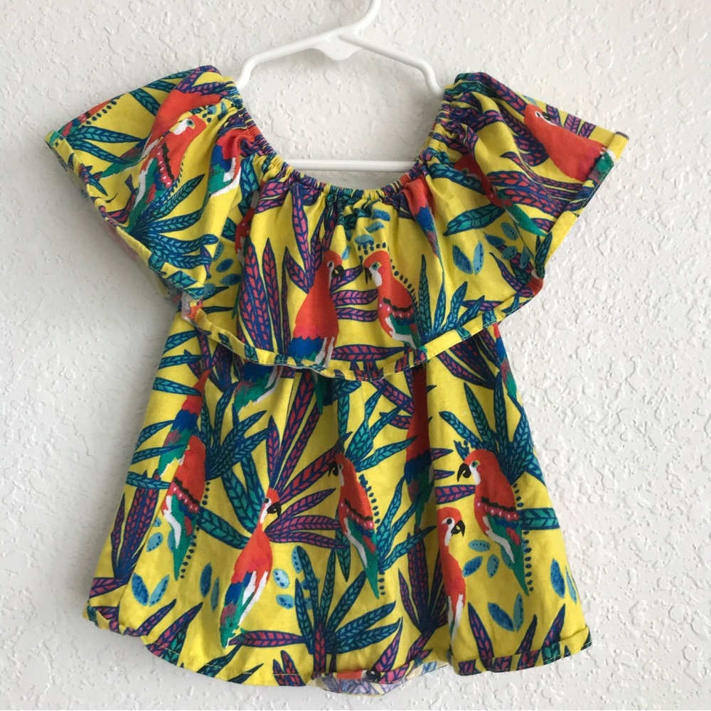 ZARA Girls Tropical Top